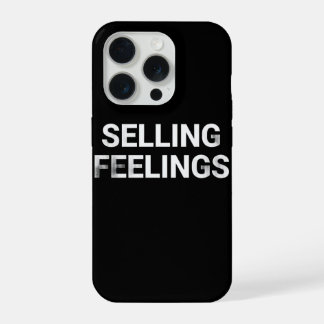 Selling Feelings Minimal Phone Case Dark Humor iPhone 15 Proケース