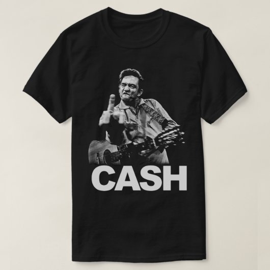 Selling Johnny Cash With HIs Guitar and Middle Fin Tシャツ (デザイン正面)