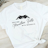 Selling Your Location 実在 Estate Agent White Tシャツ