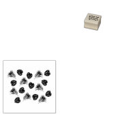 Sello hojas tropicales Volna ラバースタンプ (押印)