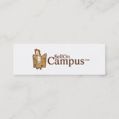 SellOnCampusの旗 スキニー名刺 (裏面)
