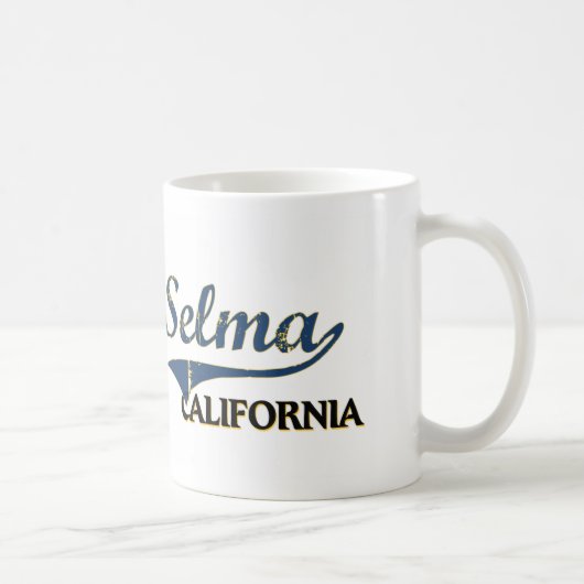 Selmaカリフォルニア都市クラシック コーヒーマグカップ (右)