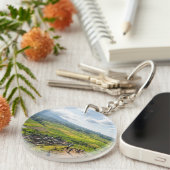 Selong Hill Sembalun Lombok Valley View Keychain キーホルダー (正面右)