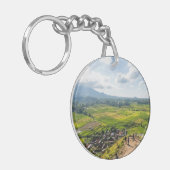 Selong Hill Sembalun Lombok Valley View Keychain キーホルダー (正面左)