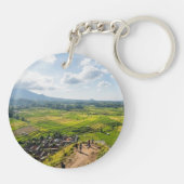 Selong Hill Sembalun Lombok Valley View Keychain キーホルダー (裏面)