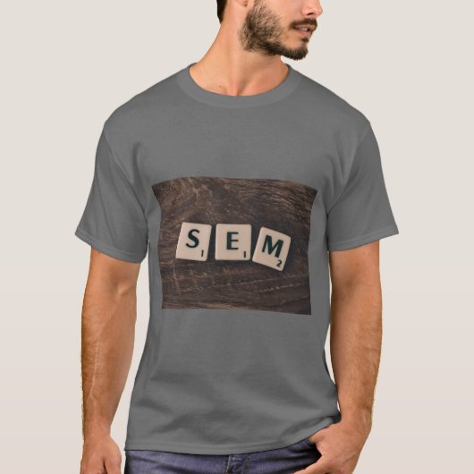SEM - デジタルビジュアル グラフィックTシャツ Tシャツ (正面)