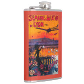 Semaineのdの航空Deライオンヴィンテージポスター フラスク (右)