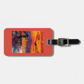 Semaineのdの航空Deライオンヴィンテージポスター ラゲッジタグ (正面横)