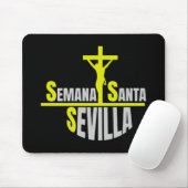 Semana Santa Sevilla – Diseño Religioso Inspirador マウスパッド (マウス)