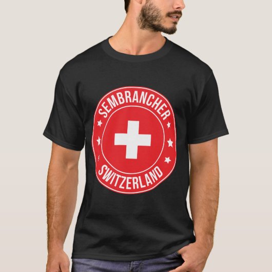 Sembrancher, スイスの都市 tシャツ (正面)