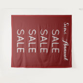 Semi Annual Sale Retail Banner Customizable Mall タペストリー (正面(横))