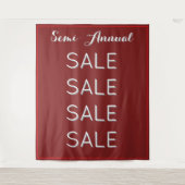 Semi Annual Sale Retail Banner Customizable Mall タペストリー (正面)