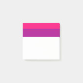 Semi Bisexual Pride Flag  ポストイット (正面)