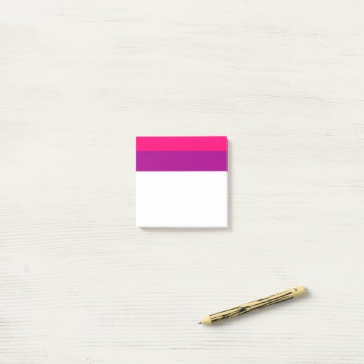 Semi Bisexual Pride Flag  ポストイット (デスク上)