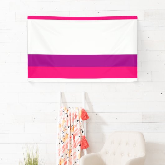 Semi Bisexual Pride Flag  横断幕 (インサイチュ)