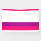 Semi Bisexual Pride Flag  横断幕 (横)