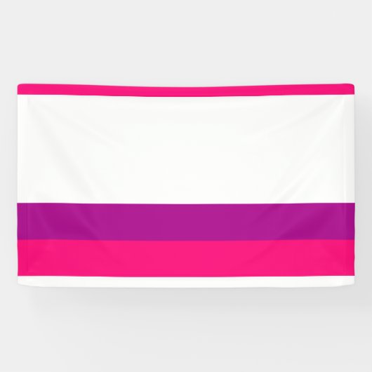 Semi Bisexual Pride Flag  横断幕 (横)