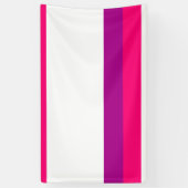 Semi Bisexual Pride Flag  横断幕 (縦)