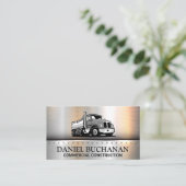 Semi Truck Logo | Commercial Driver 名刺 (スタンド正面)