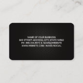 Semi Truck | Transport Deliveries | Tech 名刺 (裏面)