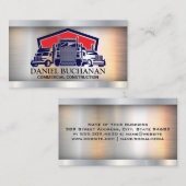 Semi Trucks | Transport Moving Goods 名刺 (正面/裏面)