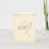 Semicolon Butterfly - Embrace Change Card カード (正面)