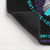 Semicolon In Memory Of Daughter Suicide Prevention マウスパッド (コーナー)