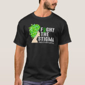 Semicolon Mental Health Awareness celerrate neurod Tシャツ (正面)