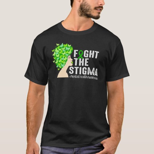 Semicolon Mental Health Awareness celerrate neurod Tシャツ (正面)