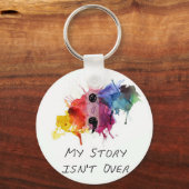 Semicolon- My Story isnt Over キーホルダー (正面)