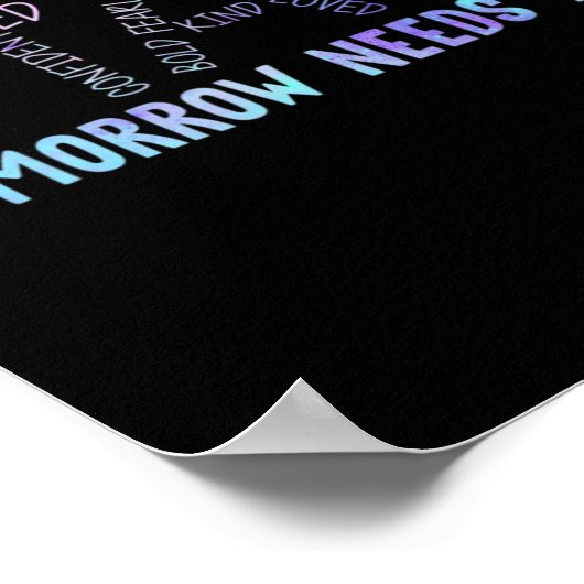 Semicolon Stay Tomorrow Need You ポスター (角)