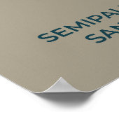 Semipalmated Sandpiper移行マップ – ミニマリスト ポスター (角)