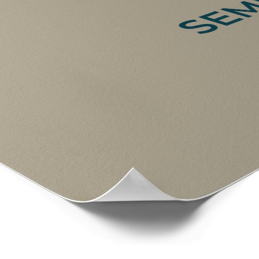 Semipalmated Sandpiper Migration Map – Minimalist ポスター (角)