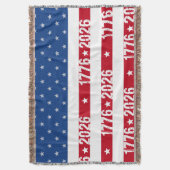 Semiquincentennial 1776 2026 America's Celebration スローブランケット (正面縦)