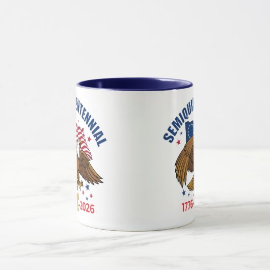 Semiquincentennial Bald Eagle Mug マグカップ (中央)