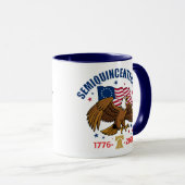 Semiquincentennial Bald Eagle Mug マグカップ (正面右)
