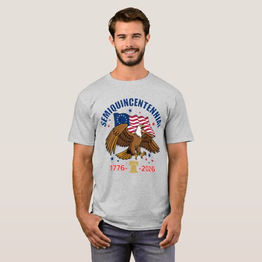 Semiquincentennial Bald Eagle T-Shirt Tシャツ (正面フル)