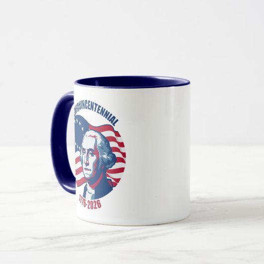 Semiquincentennial George Washington Mug マグカップ (正面左)