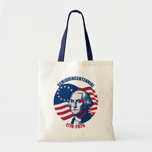 Semiquincentennial George Washington Tote Bag トートバッグ (正面)