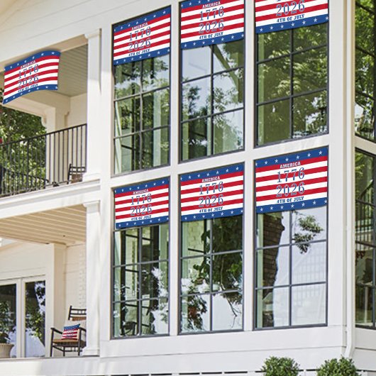 Semiquincentennial Stars & Stripes 1776 2026 横断幕