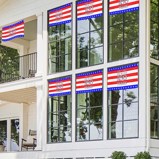 Semiquincentennial Stars & Stripes 250 Years 横断幕