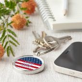Semiquincentennial Stars Stripes America 1776 2026 キーホルダー (側面)