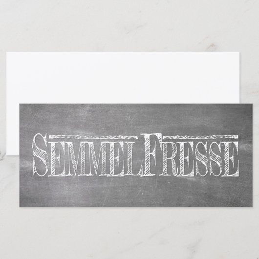 Semmelfresse - 白 (正面/裏面)