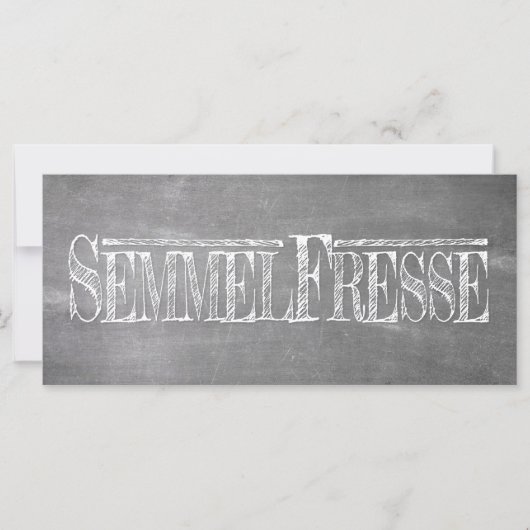Semmelfresse - 白 (正面)