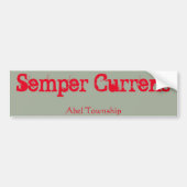 Semper Currens バンパーステッカー (正面)