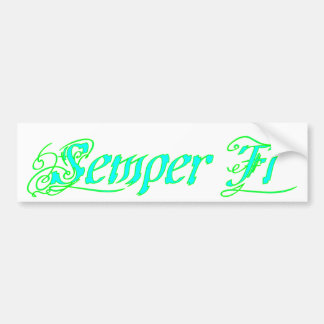 Semper Fi バンパーステッカー
