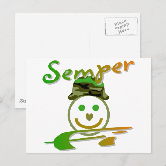 Semper Fi ポストカード (正面/裏面)