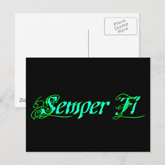 Semper Fi ポストカード (正面/裏面)