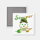 Semper Fi マグネット (正面/裏面)