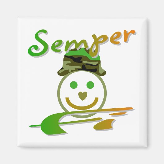 Semper Fi マグネット (正面)
